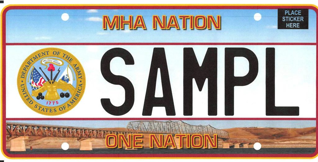 Sample MHA DOT Plate - Army Veteran