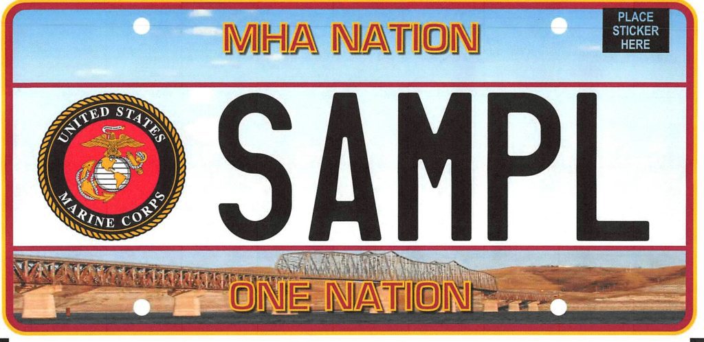 Sample MHA DOT Plate - Marine Corps
